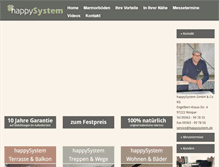 Tablet Screenshot of happysystem.de